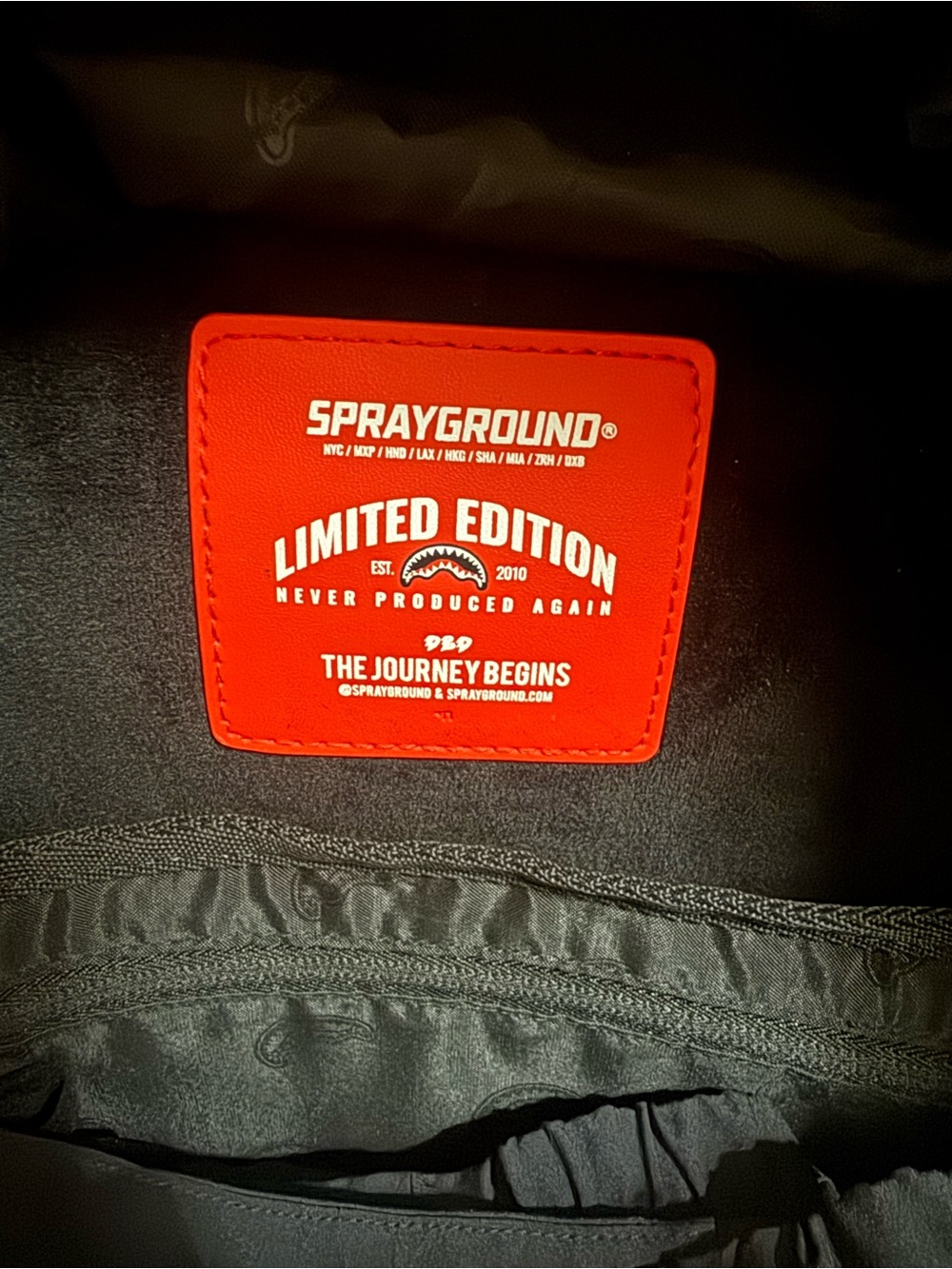 Sprayground Limited Edition Unisex Trippin Daily DLXSV Backpack & Lunchbox Set - Picture 9 of 15
